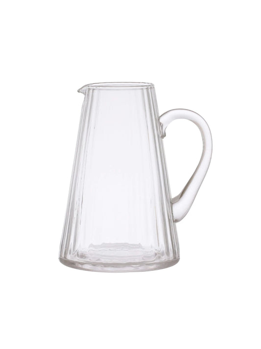 Ribbed Glass Pitcher (PICK UP ONLY)