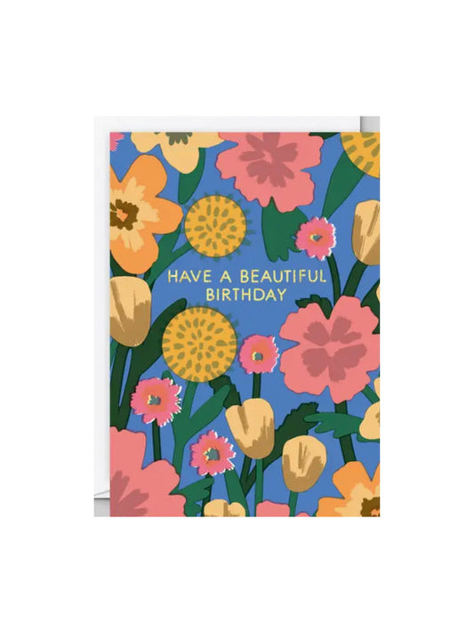 Celebration Flowers Card