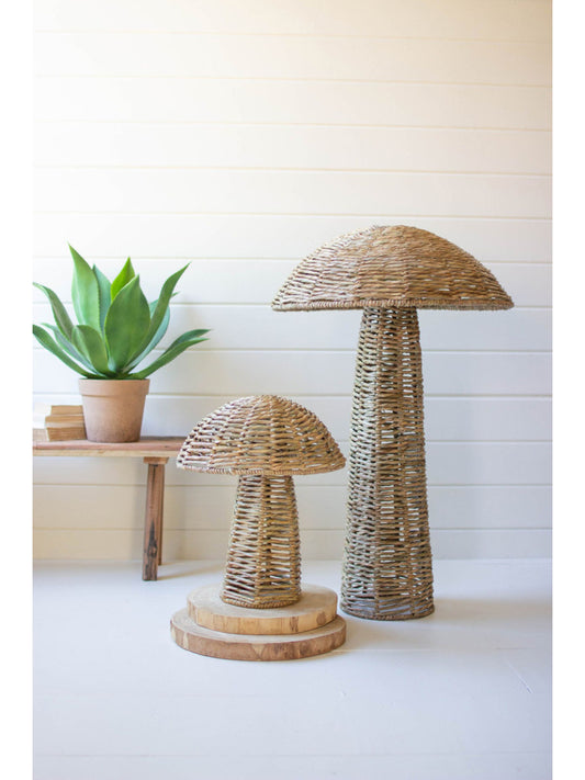 Woven Seagrass Mushroom (PICK UP ONLY)