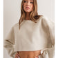 Kylie Crop Sweatshirt Top