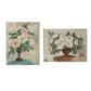 Canvas Wall Décor w/ Flowers in Vase