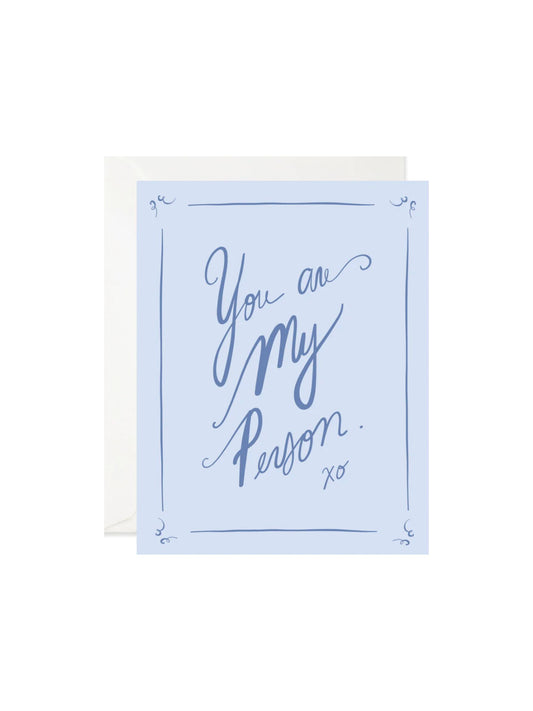 You are my Person Card