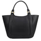 Michelle Black Recycled Vegan Tote Bag