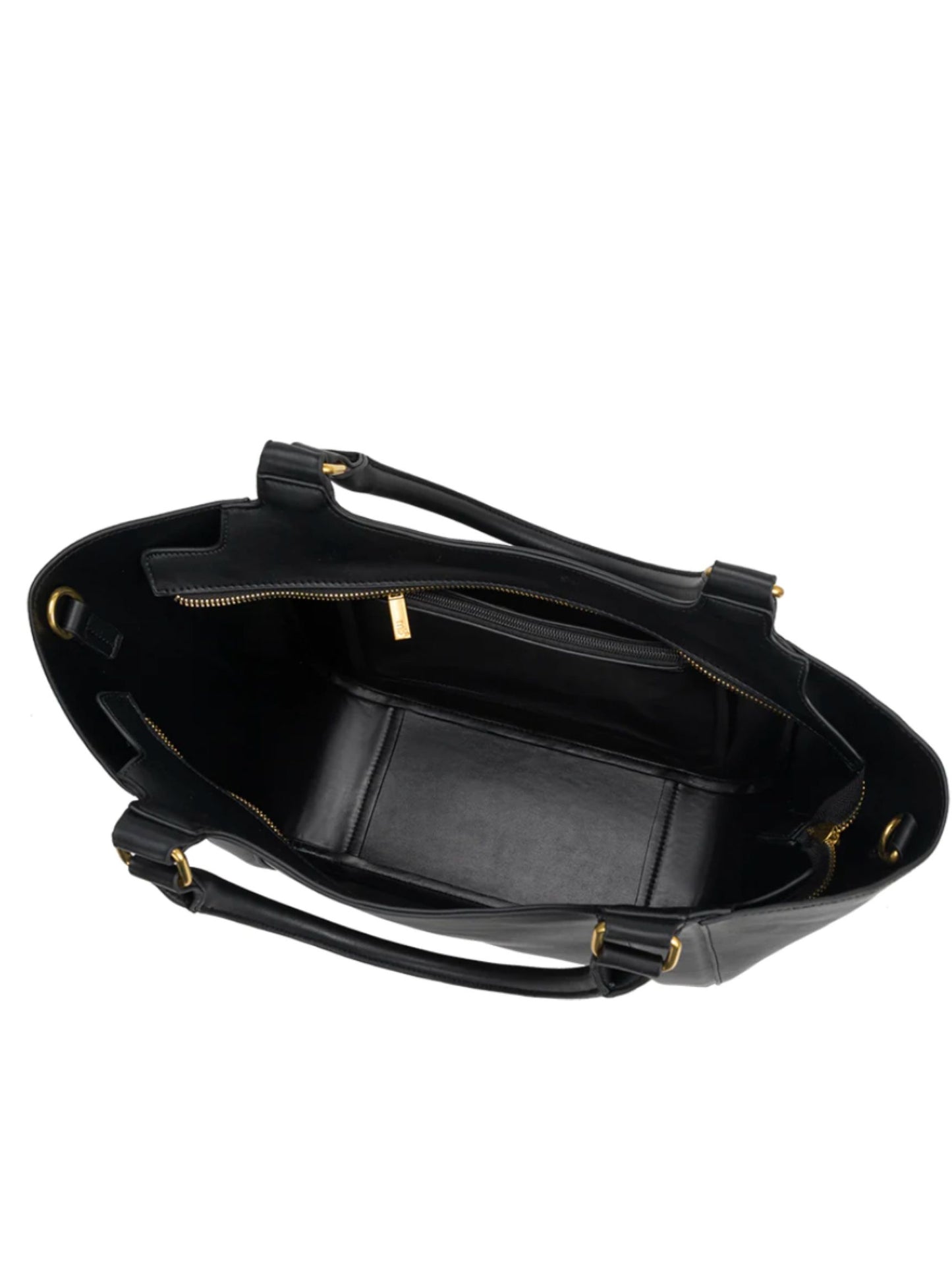 Michelle Black Recycled Vegan Tote Bag