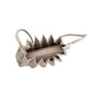 Carrie Pleated Vegan Shoulder Bag - Bone