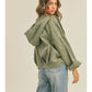 Washed Olive Denim Jacket