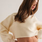 Kylie Crop Sweatshirt Top