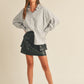 Oversized Stripe Buttondown Top
