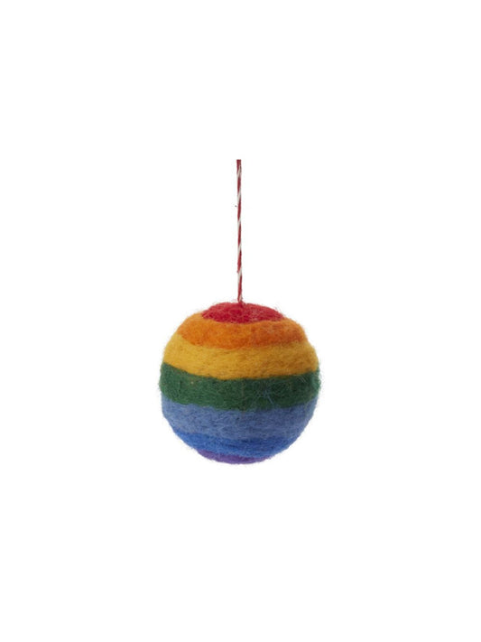 Rainbow Felt Ornament