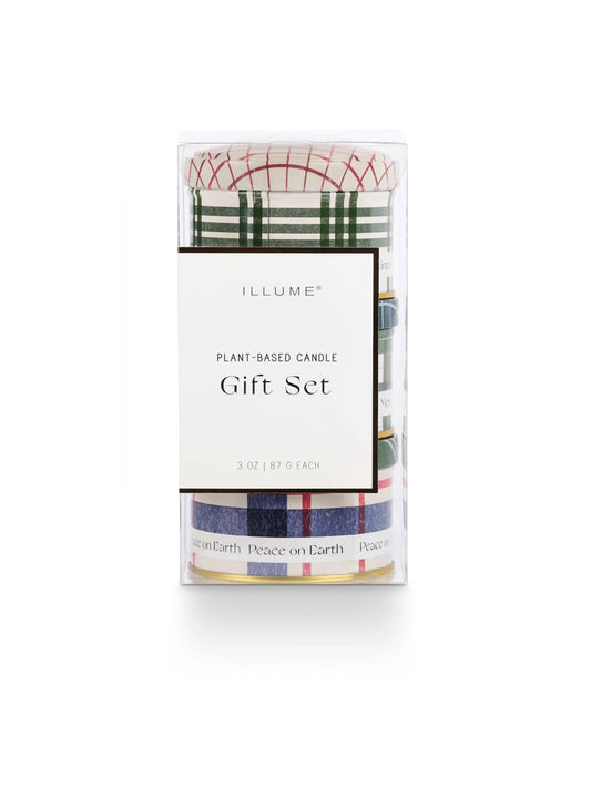 Balsam & Cedar Tin Trio Gift Set