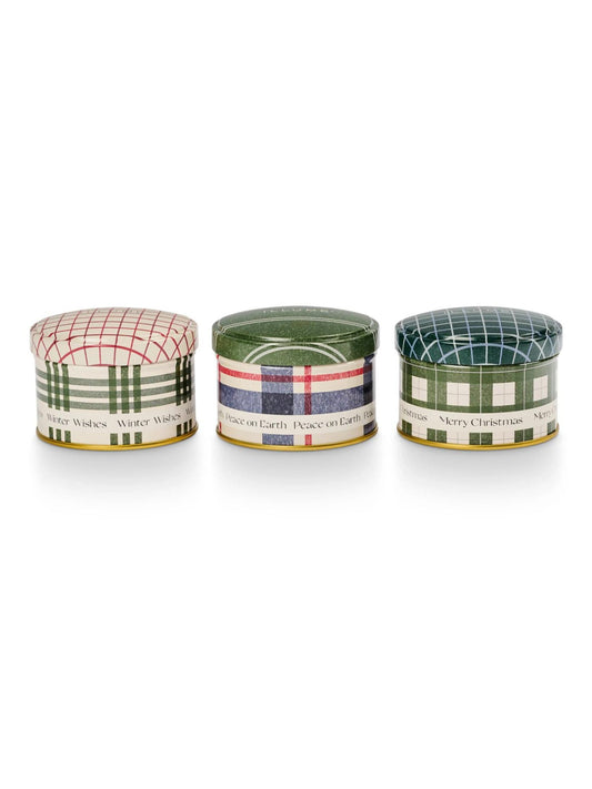 Balsam & Cedar Tin Trio Gift Set