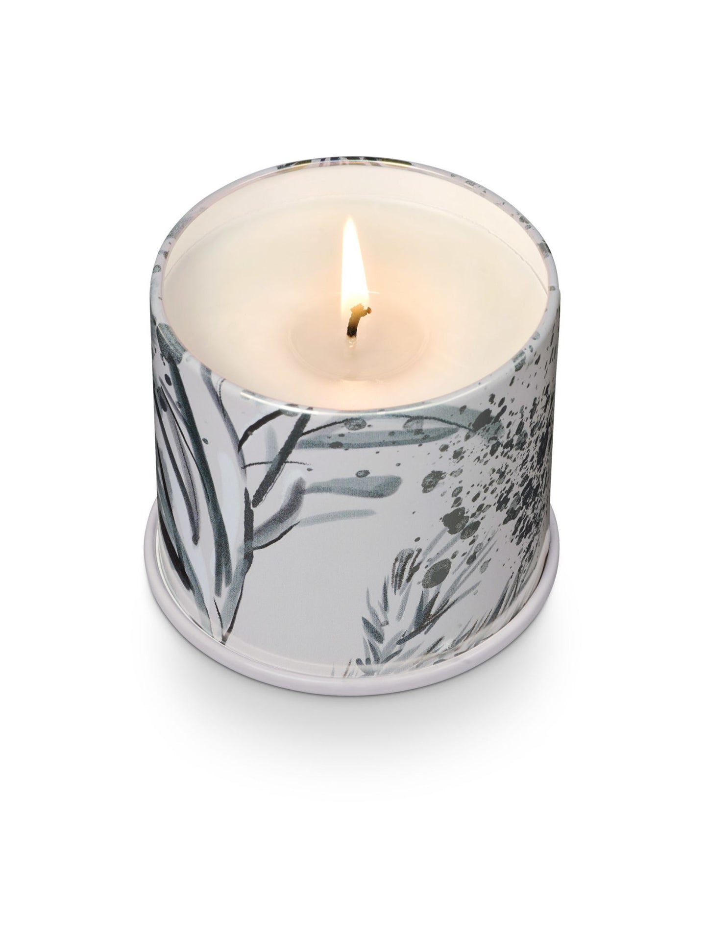 Winter White Large Tin Candle