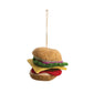 Wool Felt Cheeseburger Ornament