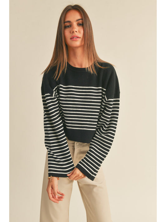 Talulah Knitted Top - Black