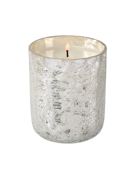 Balsam & Cedar Small Boxed Crackle Glass Candle