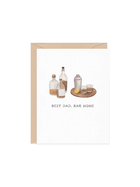 Best Dad Bar None Card