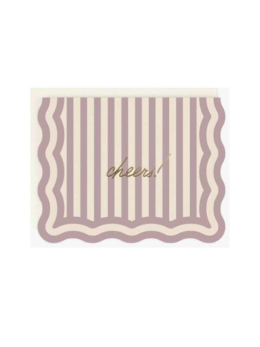 Cheers! Striped Card