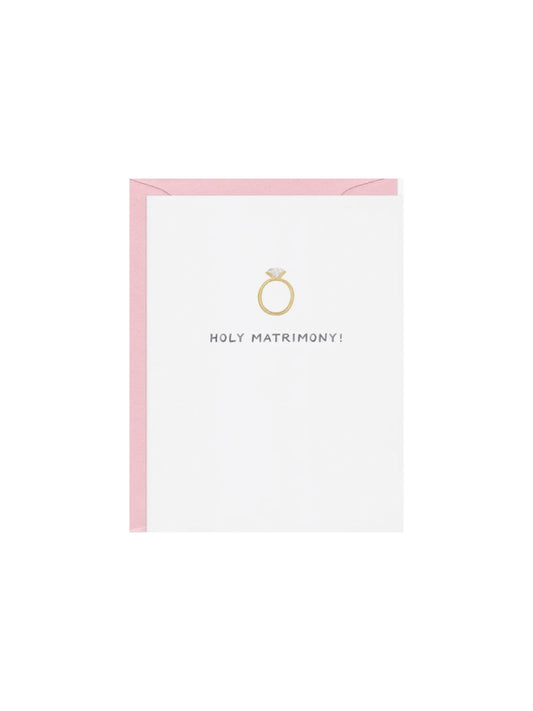 Holy Matrimony Card