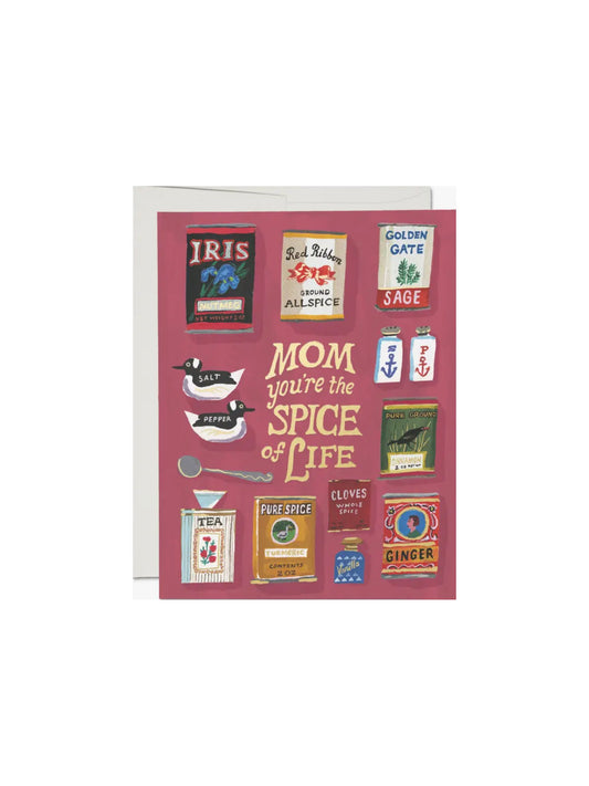 Spicy Mom Greeting Card