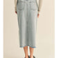 Light Denim Maxi Skirt