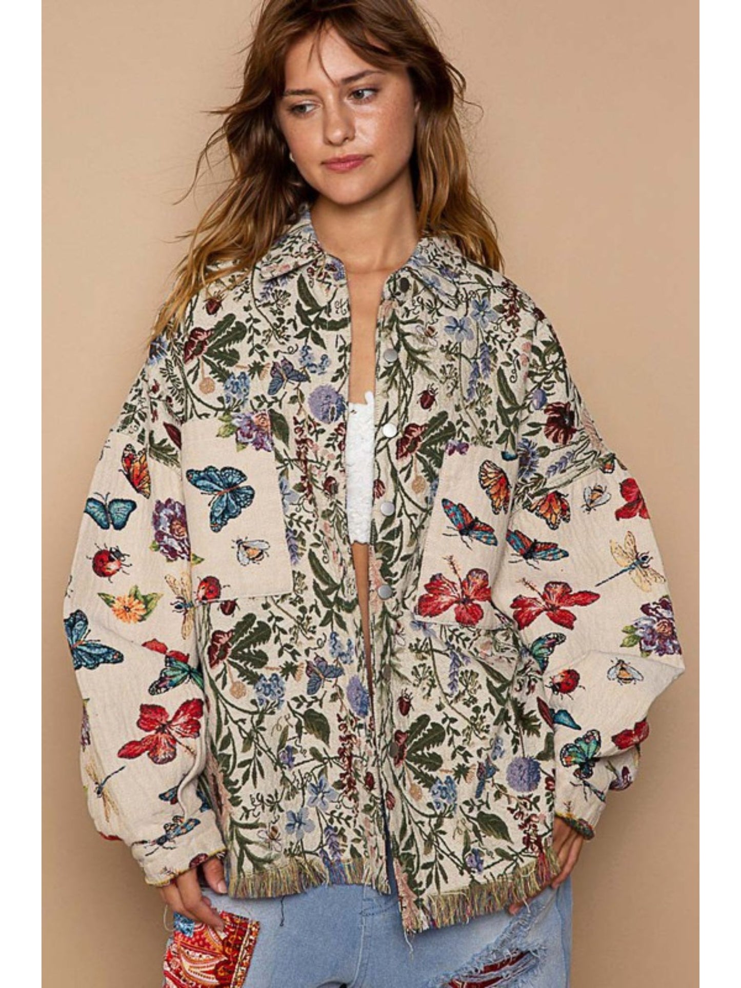 Emilia Jacquard Vintage Jacket