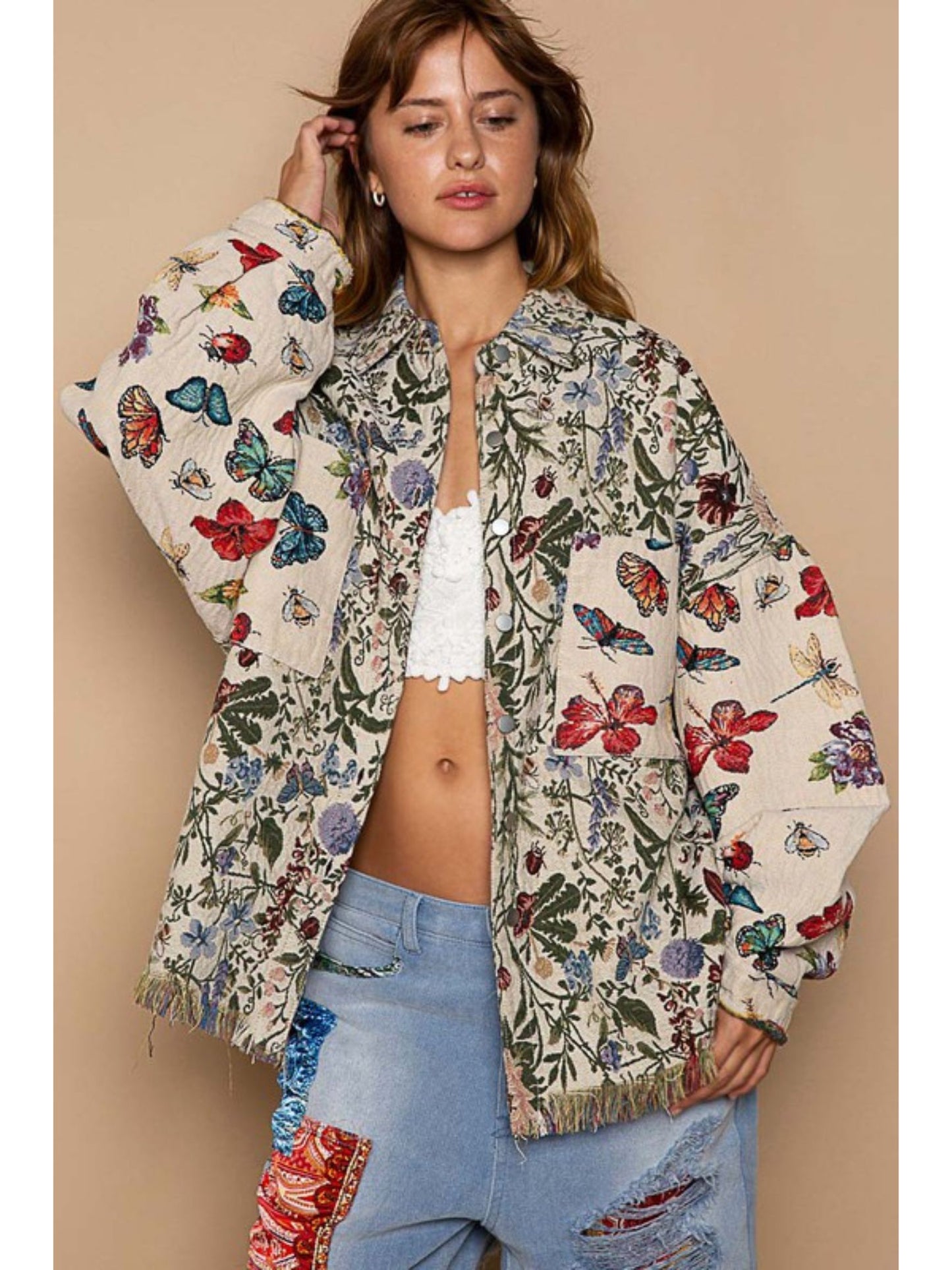 Emilia Jacquard Vintage Jacket
