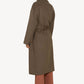 Mocha Handmade Wool Oversized Coat