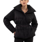 Elastic Waist Puffer Jacket