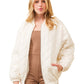 Quilted Puffer Zip Up Jacket