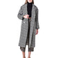 Houndstooth Oversized Jacket - Black/Ivory