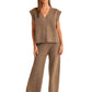 Gracie Sweater Pants - Brown