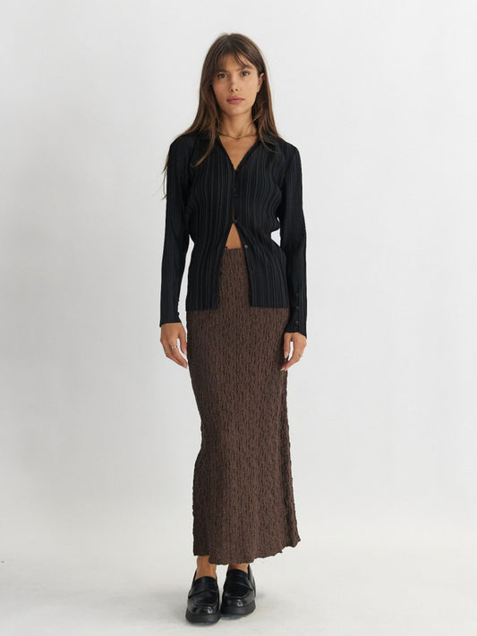 The Mari Skirt - Chestnut