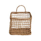 Hand-Woven Seagrass Wall Basket w/ Handles