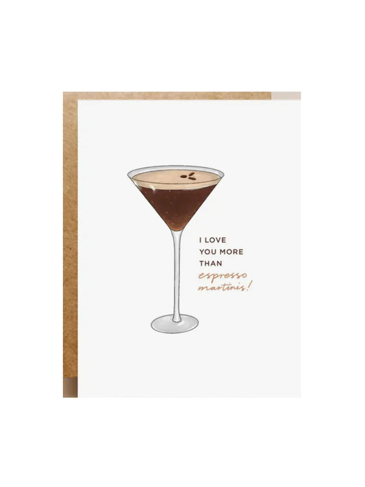 Love Espresso Martini Card
