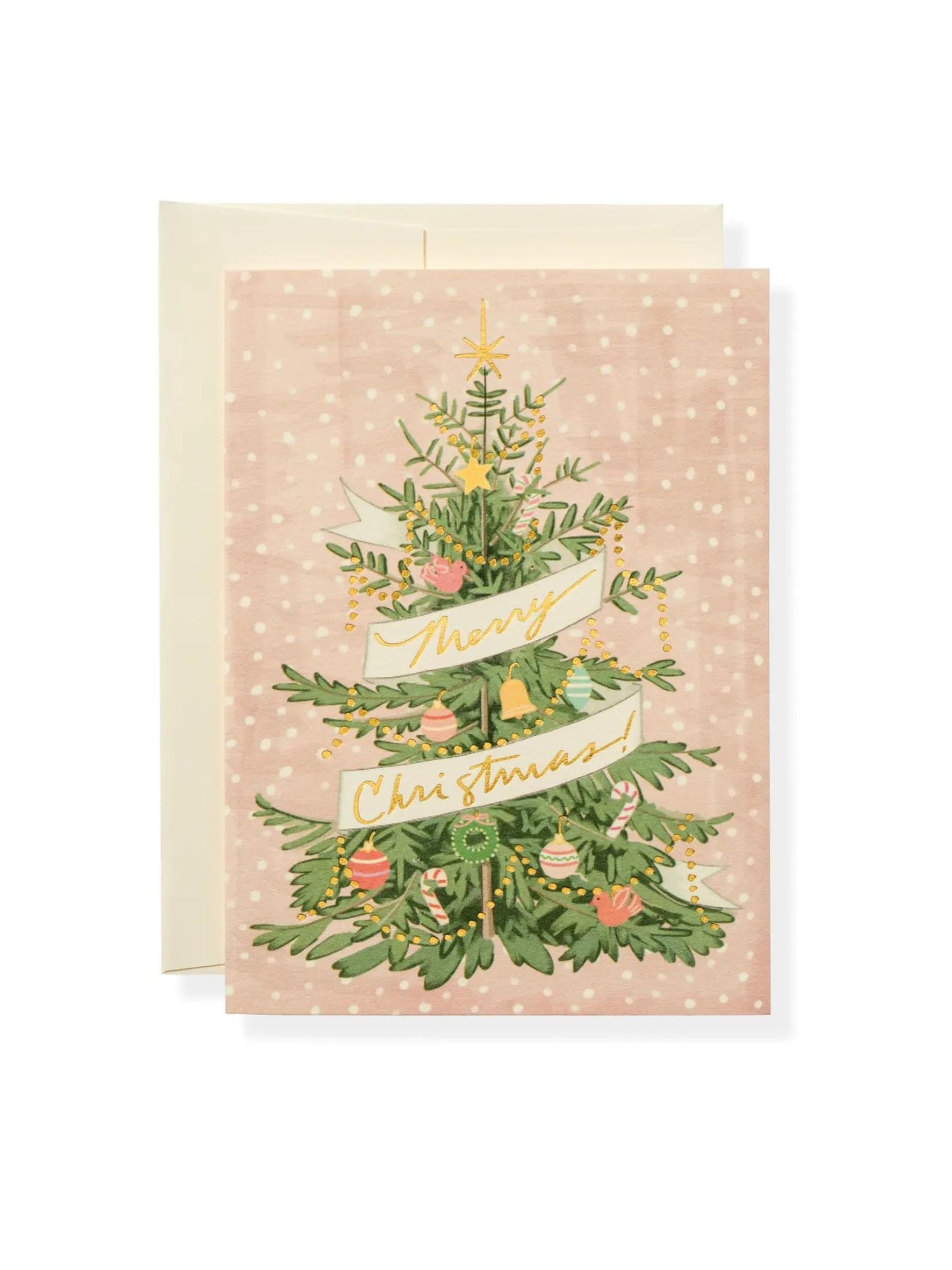 Merry Christmas Tree Greeting Card