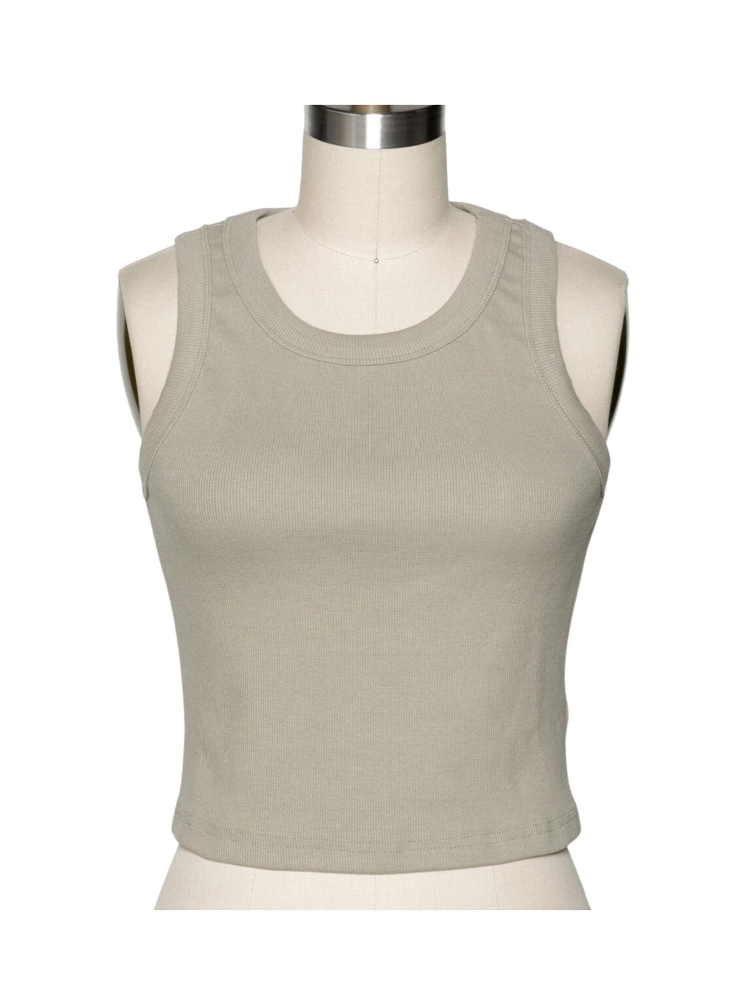 Ribbed Basic Tank Top