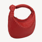 Brigitte Recycled Vegan Shoulder Bag - Red