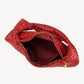 Brigitte Recycled Vegan Shoulder Bag - Red