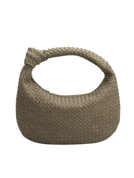 Brigitte Recycled Vegan Shoulder Bag - Olive