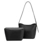 Irina Recycled Vegan Shoulder Bag - Black