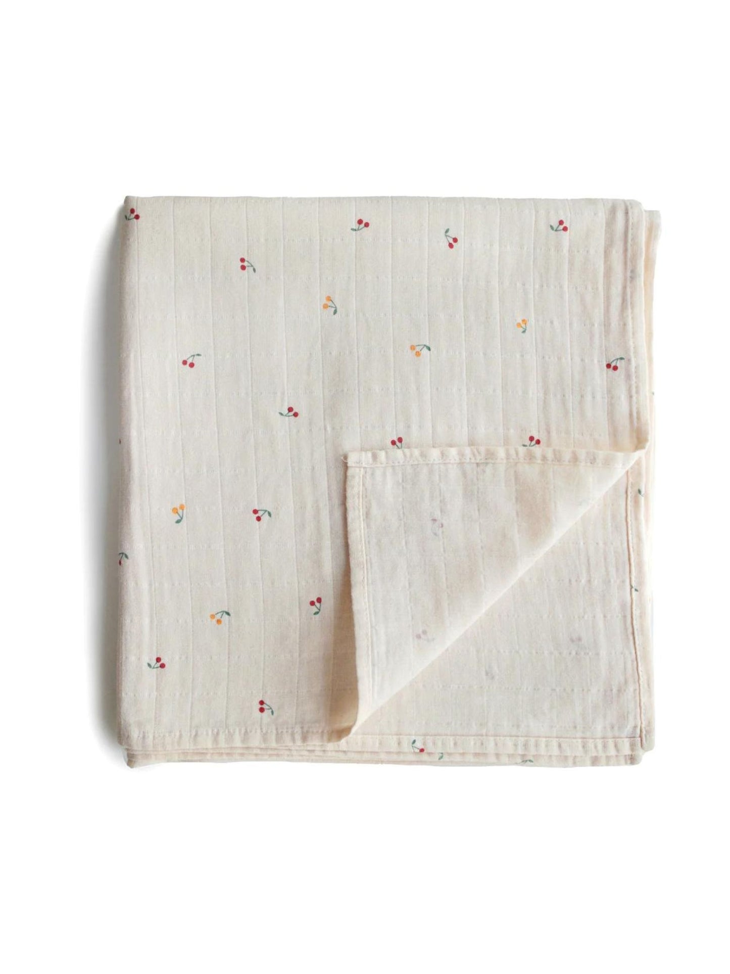 Muslin Swaddle Blanket - Cherries