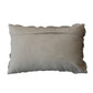 Appliqued Quilted Shells Lumbar Pillow