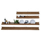 Hand-Woven Rattan Wall Ledge (PICK UP ONLY)