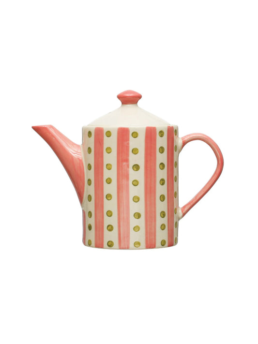 Teapot w/ Pattern & Strainer (PICK UP ONLY)