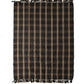 Woven Recycled Cotton Blend Throw w/ Fringe - Plaid