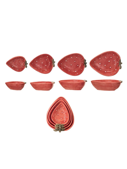 Strawberry Shaped Measuring Cups