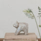 Hand-Carved Marble Bear Single Bookend/Paperweight