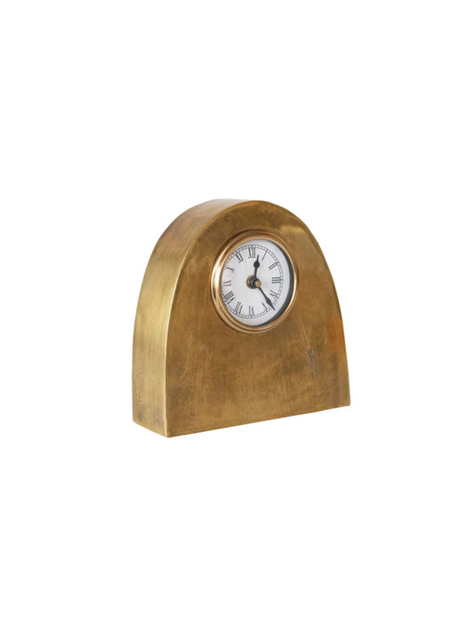 Arched Metal Mantel Clock (PICK UP ONLY)