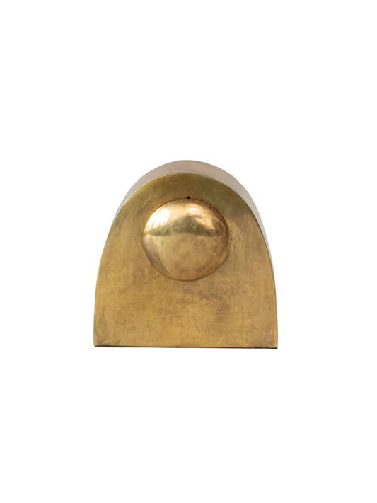 Arched Metal Mantel Clock (PICK UP ONLY)