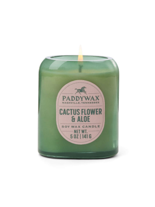 Vista 5oz. Green Glass Candle